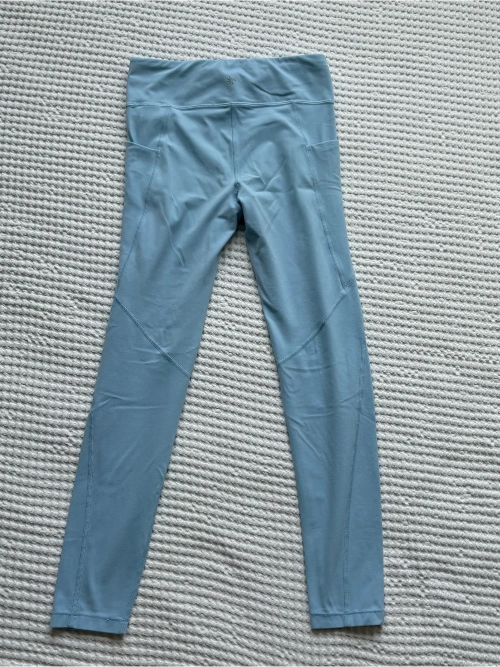 Athleta Girl Light Blue High Rise Stash Your Treasures Leggings Pockets XXL/16